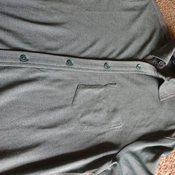 Ben Sherman Green Button up Long Sleeve Shirt Medium NWOT - Picture 2 of 7